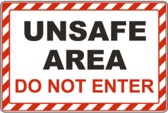 F7878-unsafe-area-do-not-enter